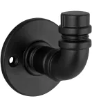 Obešalnik Rustic, mat črn